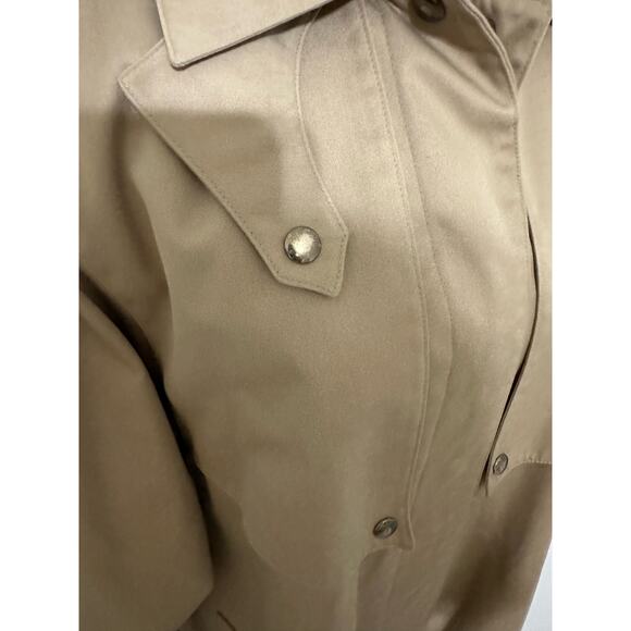 J.G. Hook Tan Trench Coat - Picture 4 of 7